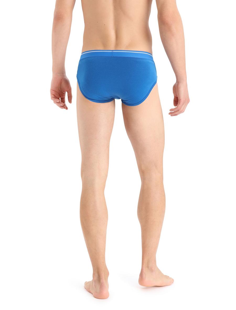 Bielizny Icebreaker Merino Anatomica Briefs Męskie Niebieskie | PL 1651EBCX